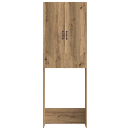 vidaXL Toilet Cabinet HOORN Artisan Oak 66 x 25.5 x 190 cm