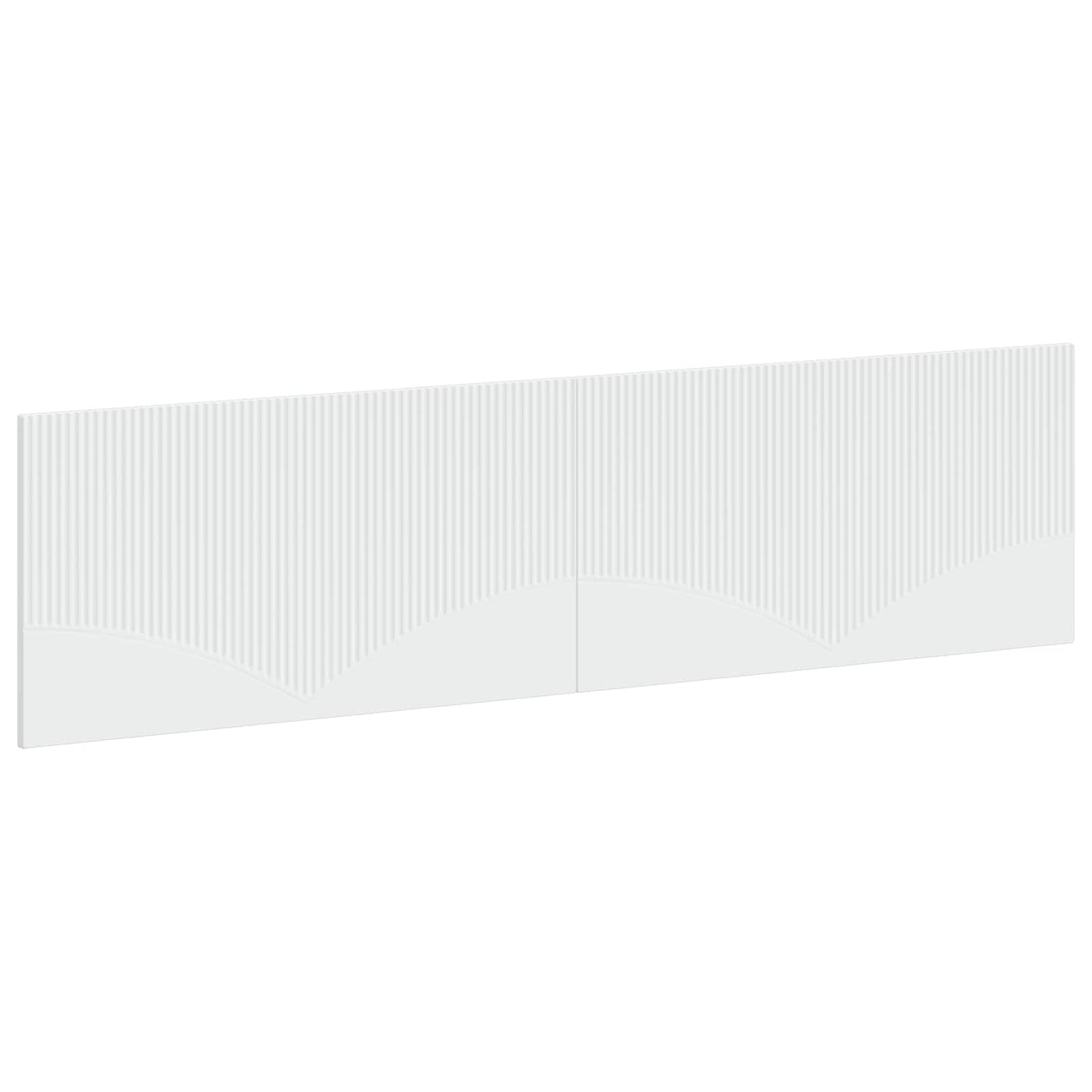 vidaXL Wall-Mounted Headboard HOORN White Engineered Wood