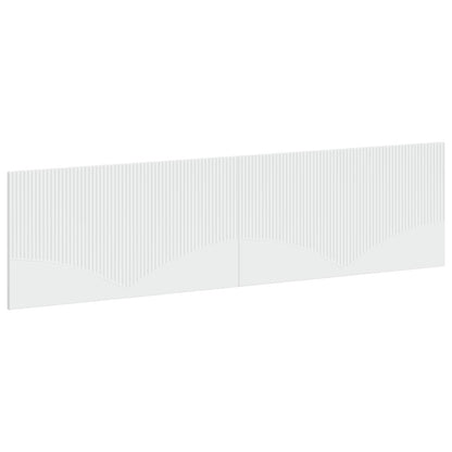 vidaXL Wall-Mounted Headboard HOORN White Engineered Wood