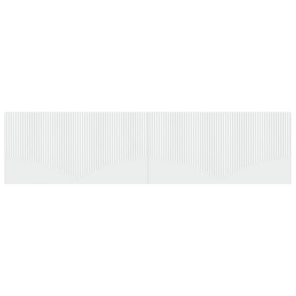 vidaXL Wall-Mounted Headboard HOORN White Engineered Wood