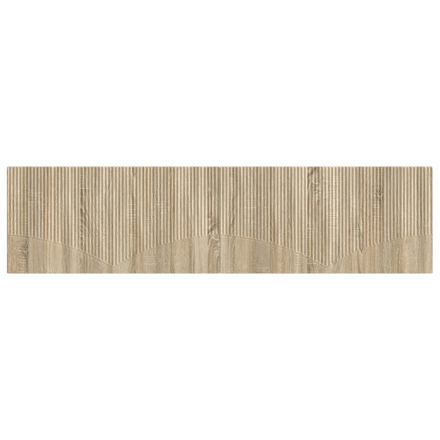 vidaXL Wall-Mounted Headboard HOORN Sonoma Oak Engineered Wood