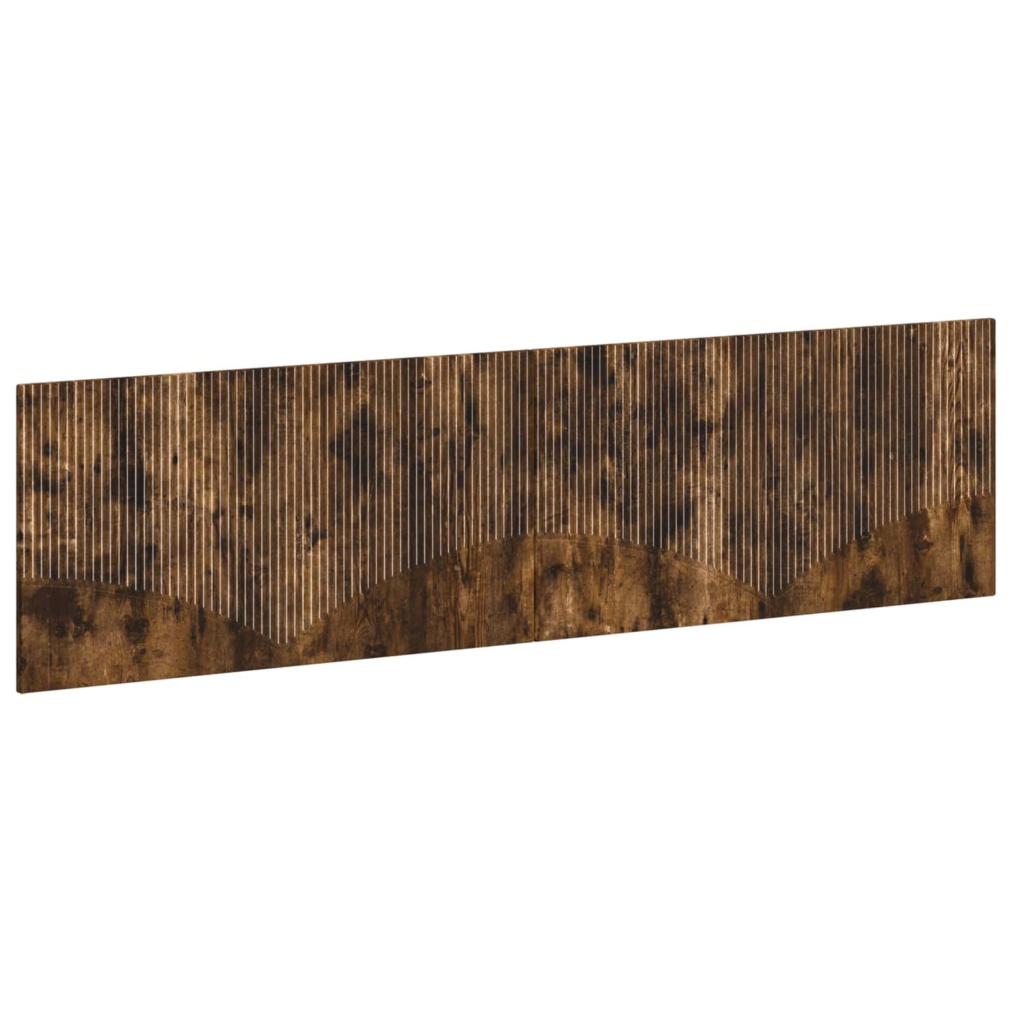 vidaXL Wall-Mounted Headboard HOORN Smoked Oak Engineered Wood
