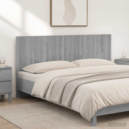 vidaXL Wall-Mounted Headboard HOORN Grey Sonoma Engineered Wood