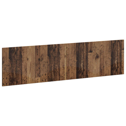 vidaXL Wall-Mounted Headboard HOORN Old Wood Engineered Wood