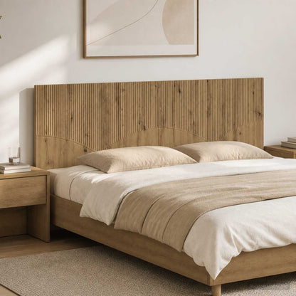 vidaXL Wall-Mounted Headboard HOORN Artisan Oak Engineered Wood