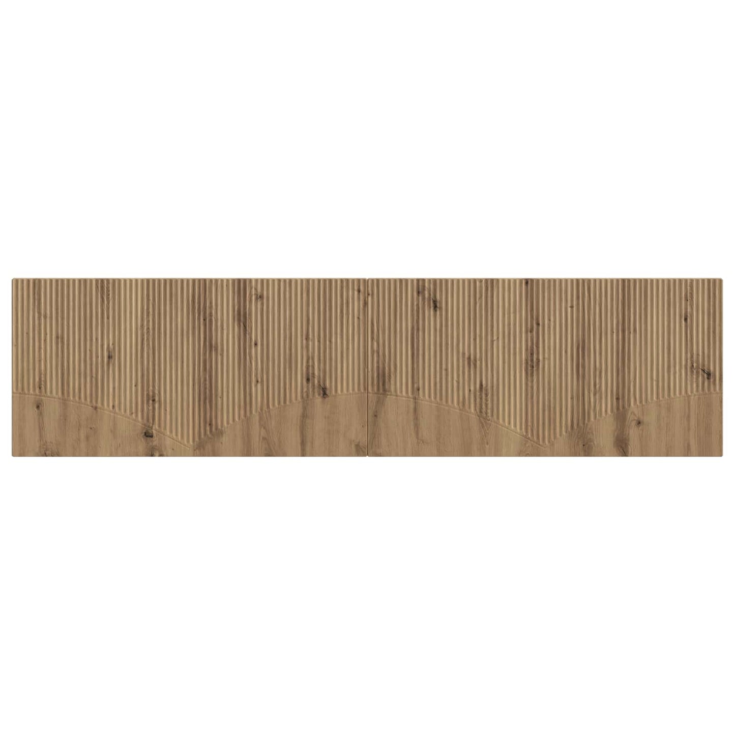 vidaXL Wall-Mounted Headboard HOORN Artisan Oak Engineered Wood