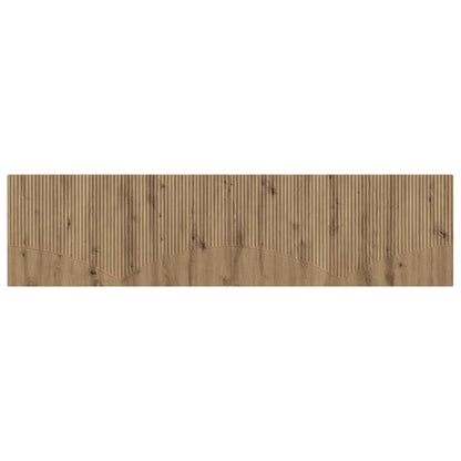 vidaXL Wall-Mounted Headboard HOORN Artisan Oak Engineered Wood