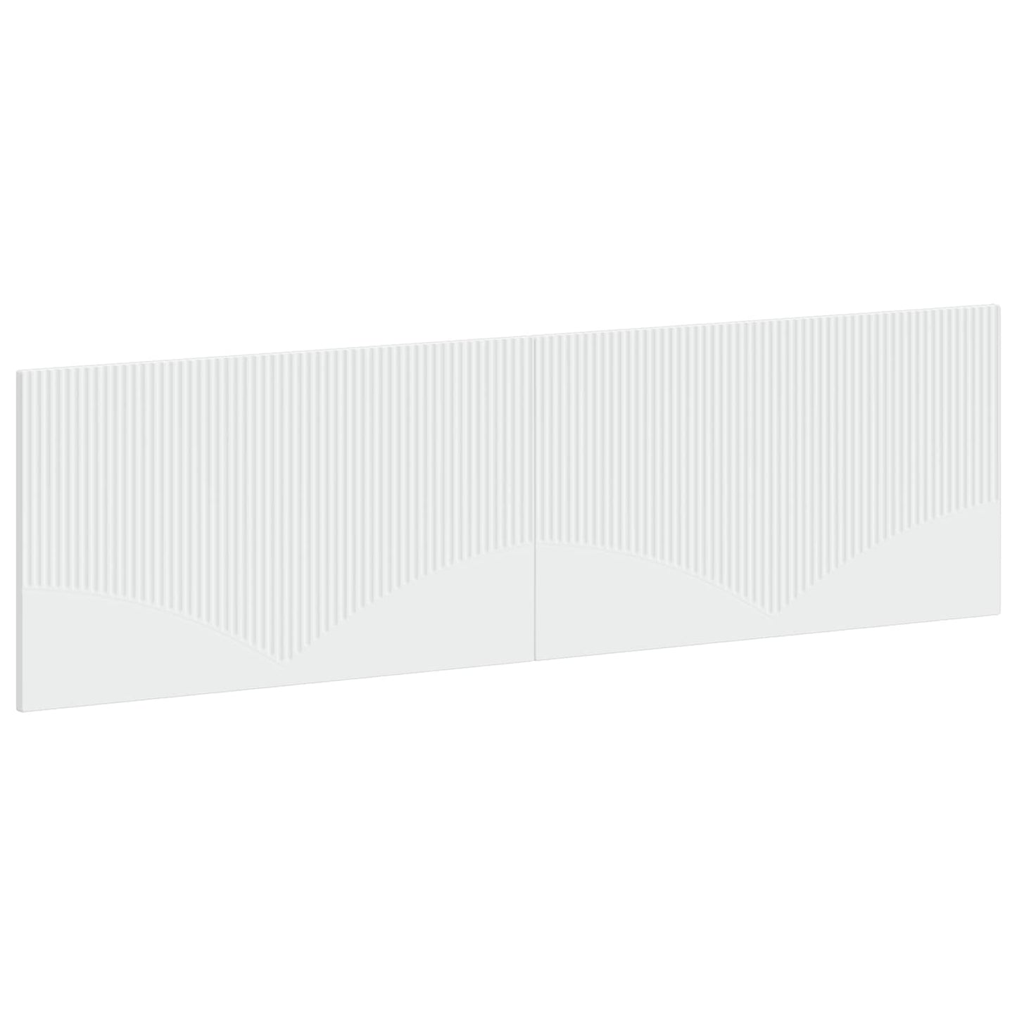 vidaXL Wall-Mounted Headboard HOORN White Engineered Wood