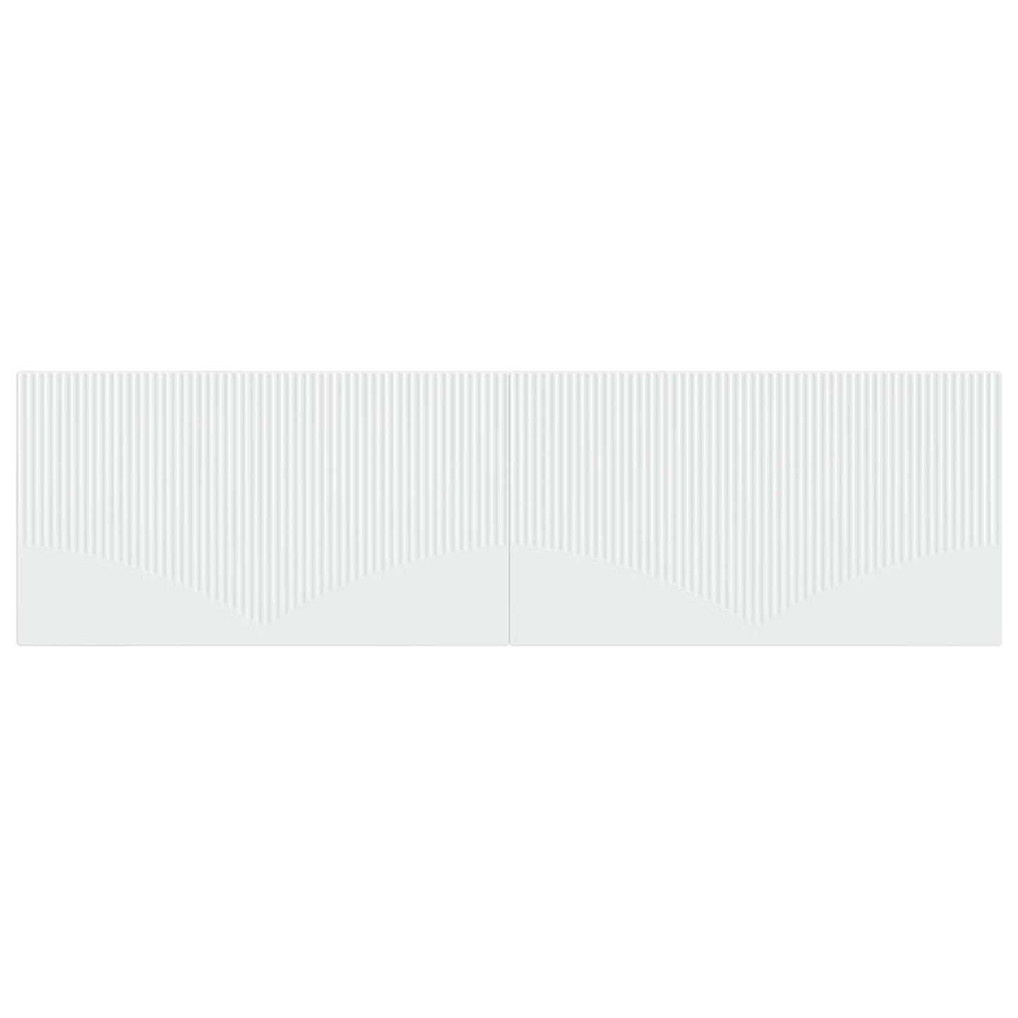 vidaXL Wall-Mounted Headboard HOORN White Engineered Wood
