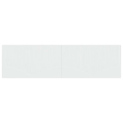 vidaXL Wall-Mounted Headboard HOORN White Engineered Wood