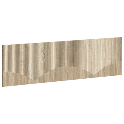 vidaXL Wall-Mounted Headboard HOORN Sonoma Oak Engineered Wood