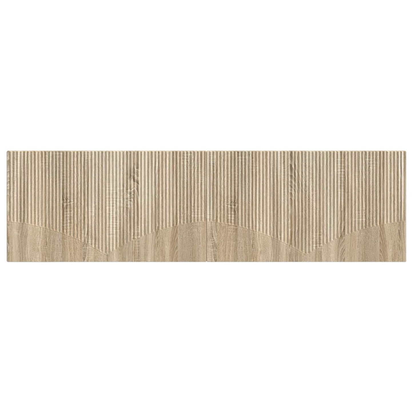 vidaXL Wall-Mounted Headboard HOORN Sonoma Oak Engineered Wood