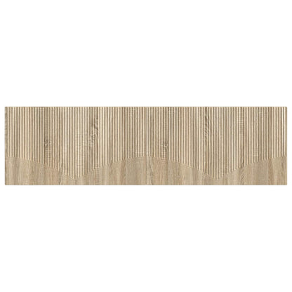 vidaXL Wall-Mounted Headboard HOORN Sonoma Oak Engineered Wood