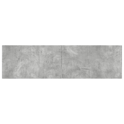 vidaXL Wall-Mounted Headboard HOORN Concrete Grey Engineered Wood