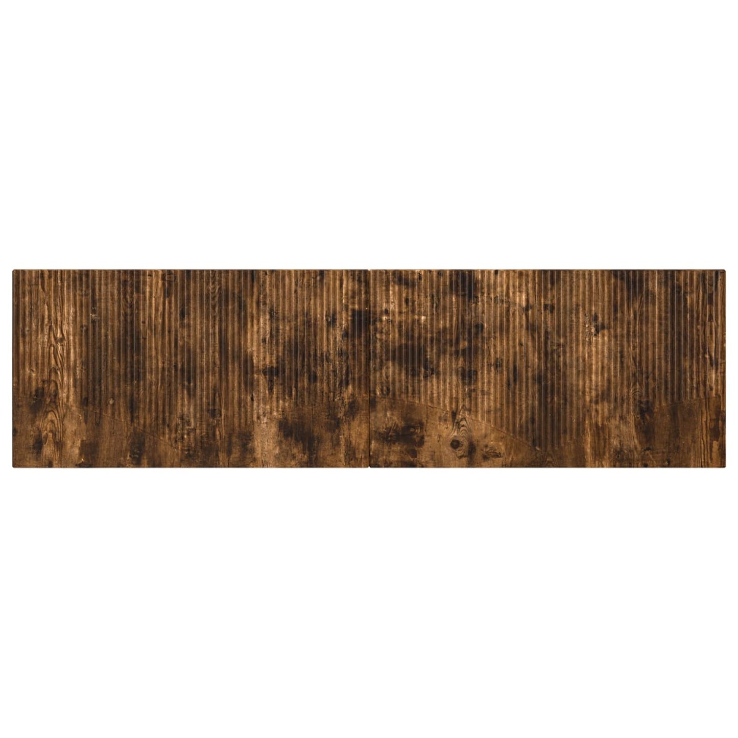 vidaXL Wall-Mounted Headboard HOORN Smoked Oak Engineered Wood