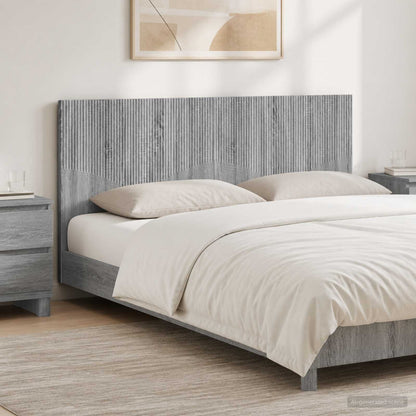 vidaXL Wall-Mounted Headboard HOORN Grey Sonoma Engineered Wood