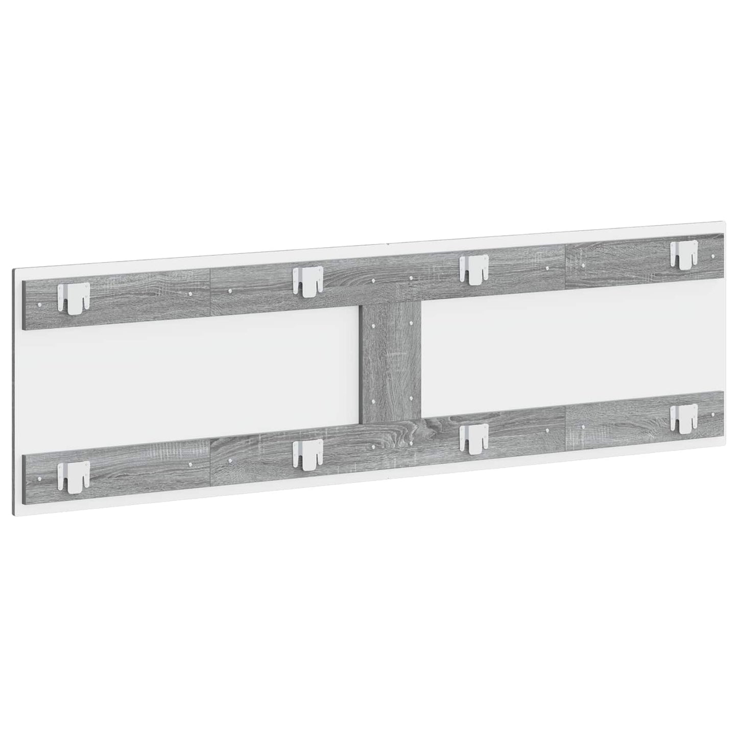 vidaXL Wall-Mounted Headboard HOORN Grey Sonoma Engineered Wood