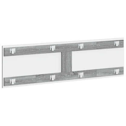 vidaXL Wall-Mounted Headboard HOORN Grey Sonoma Engineered Wood