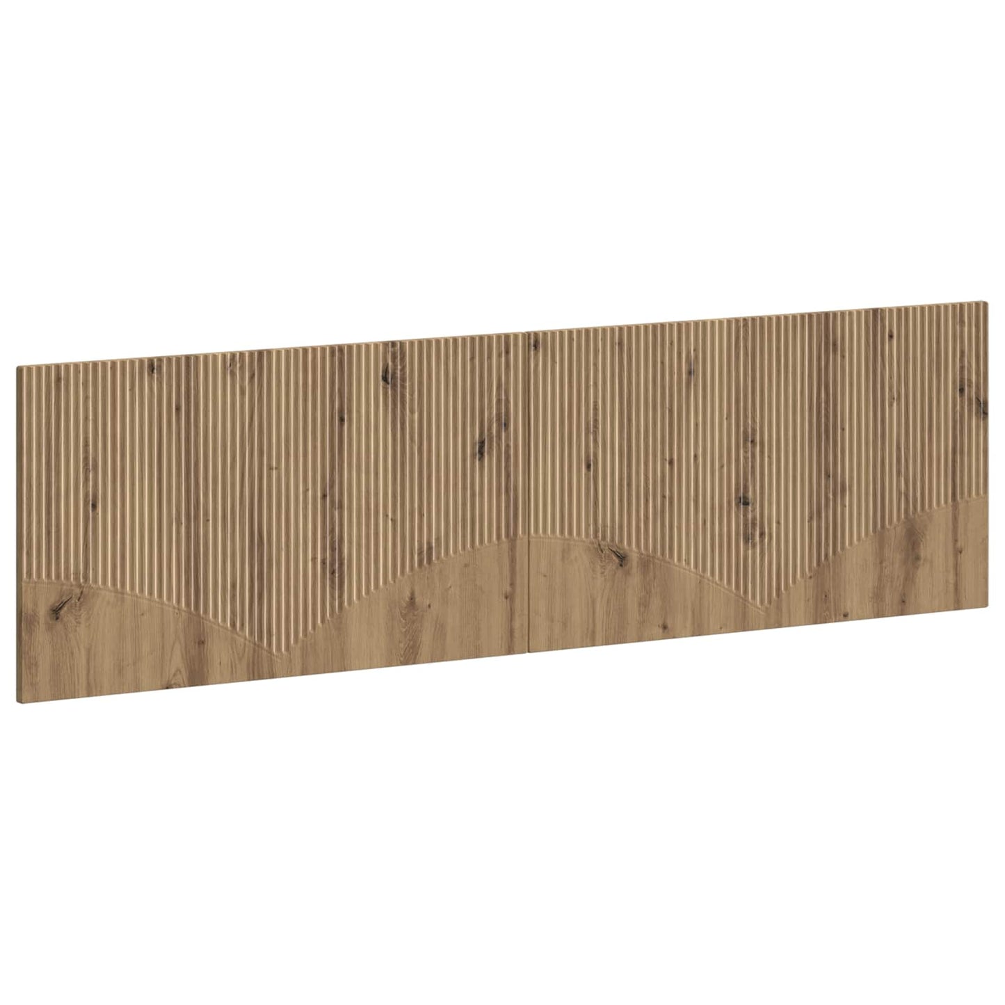 vidaXL Wall-Mounted Headboard HOORN Artisan Oak Engineered Wood