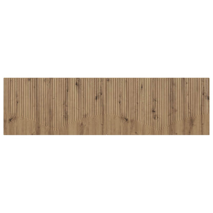 vidaXL Wall-Mounted Headboard HOORN Artisan Oak Engineered Wood