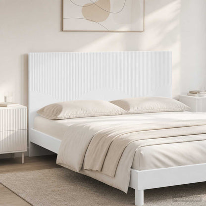 vidaXL Wall-Mounted Headboard HOORN White Engineered Wood