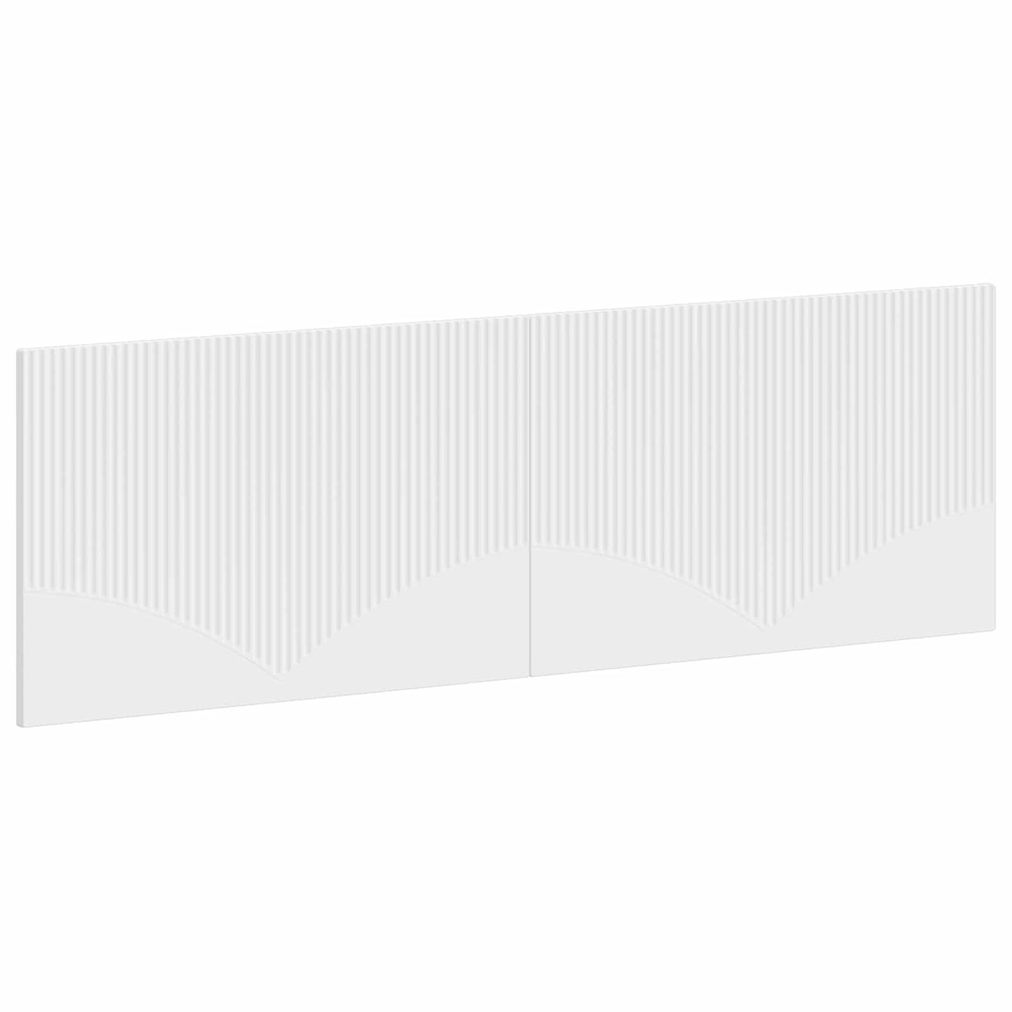 vidaXL Wall-Mounted Headboard HOORN White Engineered Wood