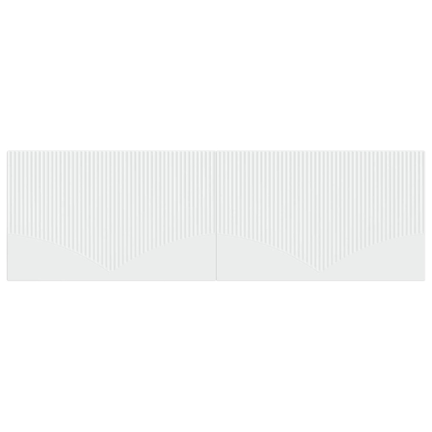 vidaXL Wall-Mounted Headboard HOORN White Engineered Wood