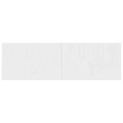 vidaXL Wall-Mounted Headboard HOORN White Engineered Wood