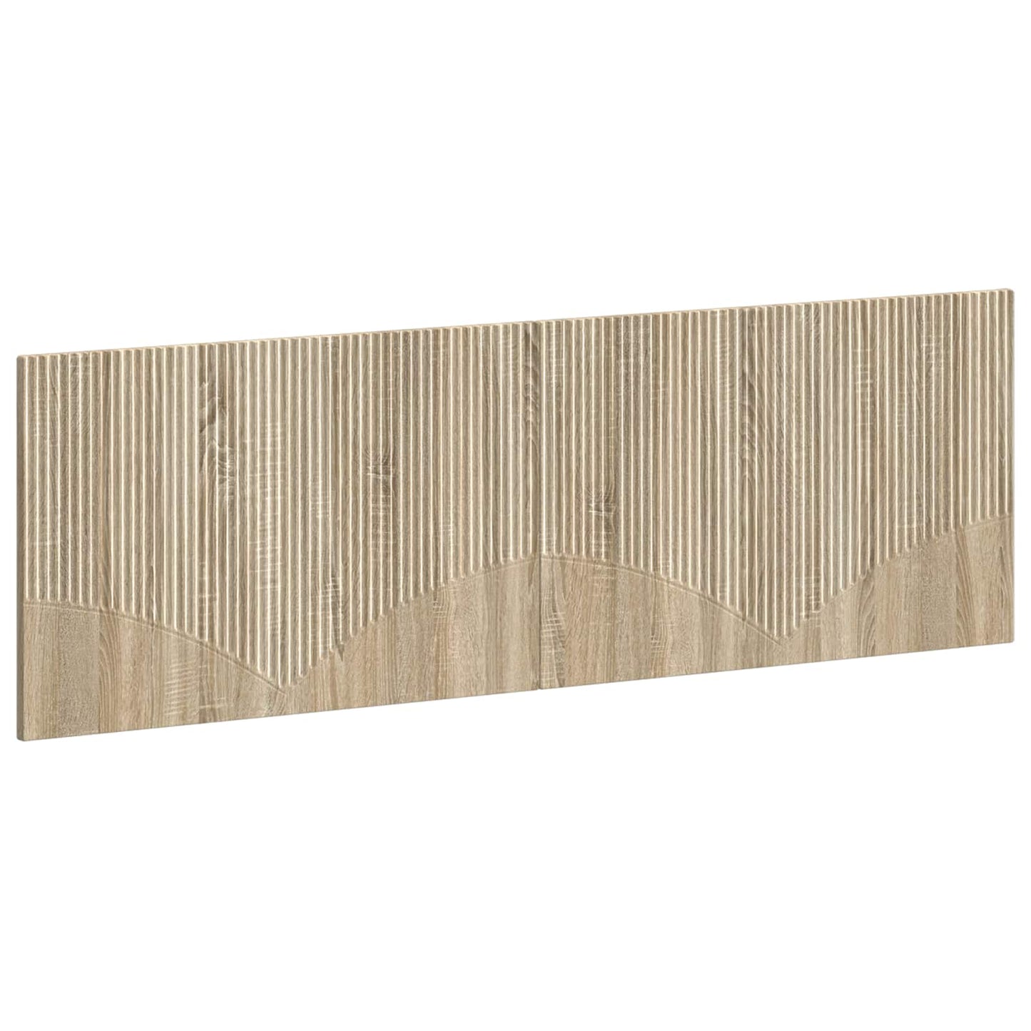 vidaXL Wall-Mounted Headboard HOORN Sonoma Oak Engineered Wood