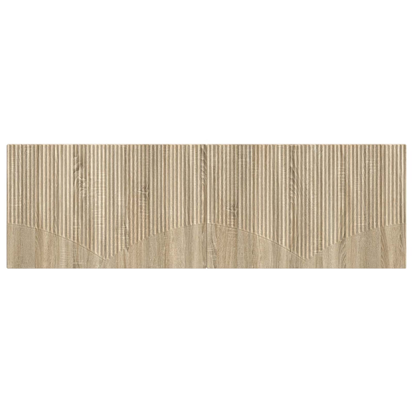 vidaXL Wall-Mounted Headboard HOORN Sonoma Oak Engineered Wood