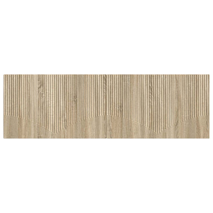 vidaXL Wall-Mounted Headboard HOORN Sonoma Oak Engineered Wood