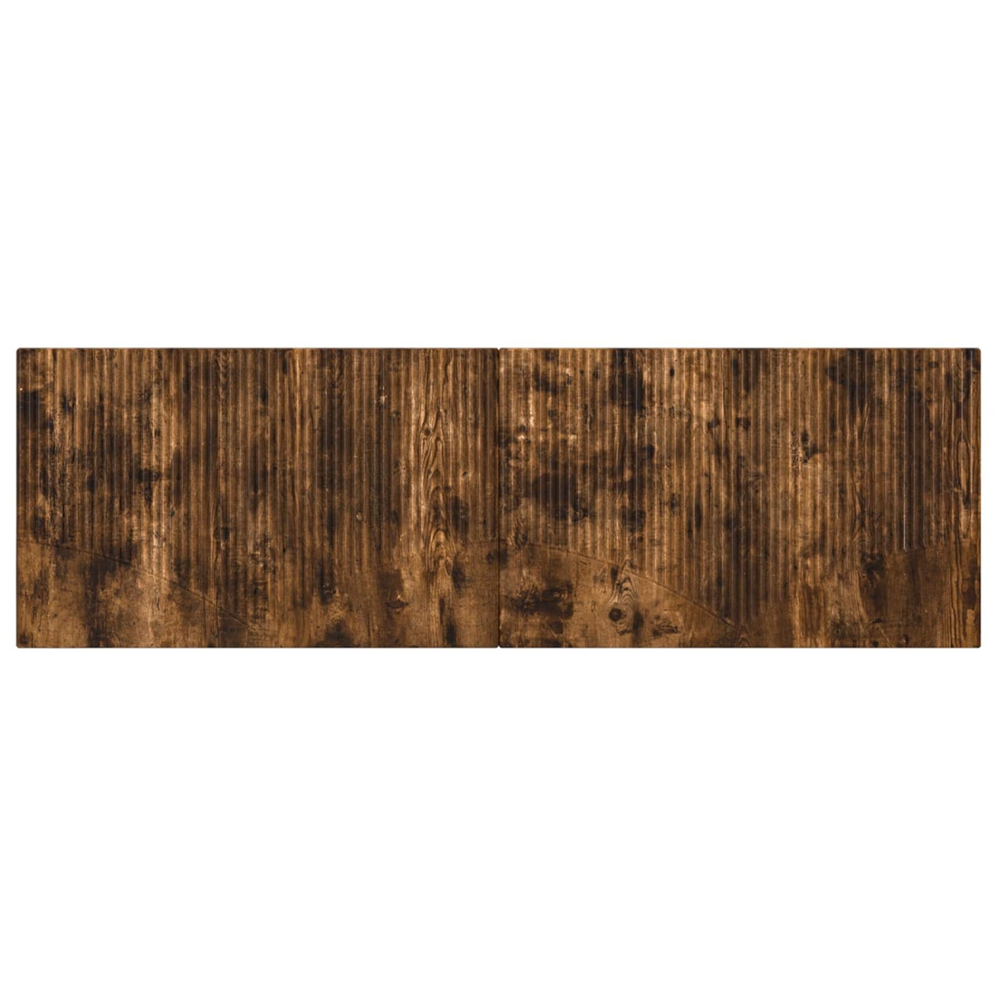 vidaXL Wall-Mounted Headboard HOORN Smoked Oak Engineered Wood
