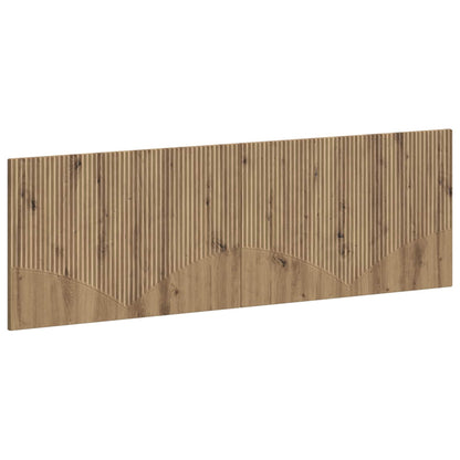 vidaXL Wall-Mounted Headboard HOORN Artisan Oak Engineered Wood