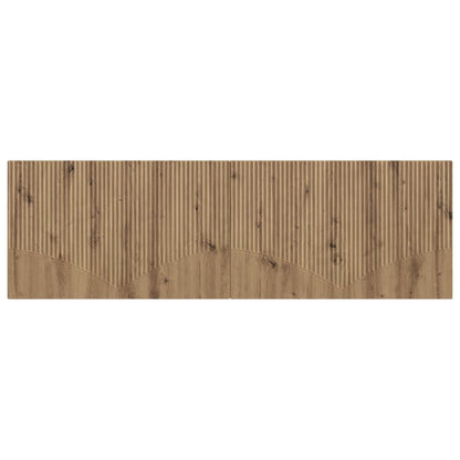 vidaXL Wall-Mounted Headboard HOORN Artisan Oak Engineered Wood