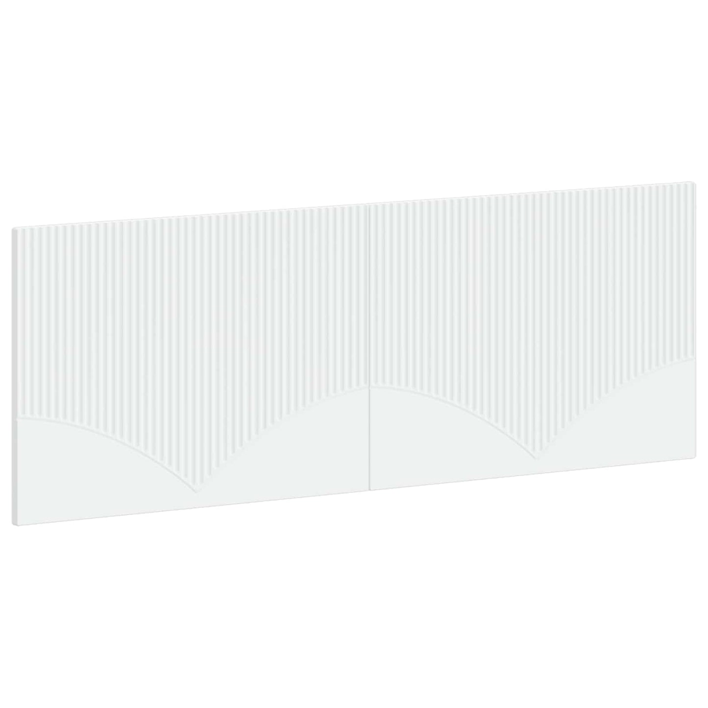 vidaXL Wall-Mounted Headboard HOORN White Engineered Wood
