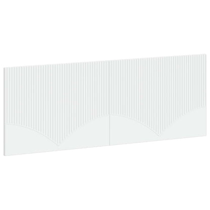 vidaXL Wall-Mounted Headboard HOORN White Engineered Wood
