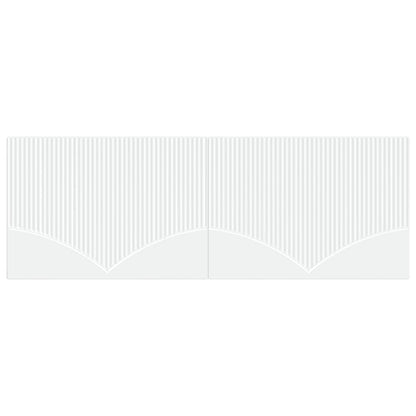 vidaXL Wall-Mounted Headboard HOORN White Engineered Wood