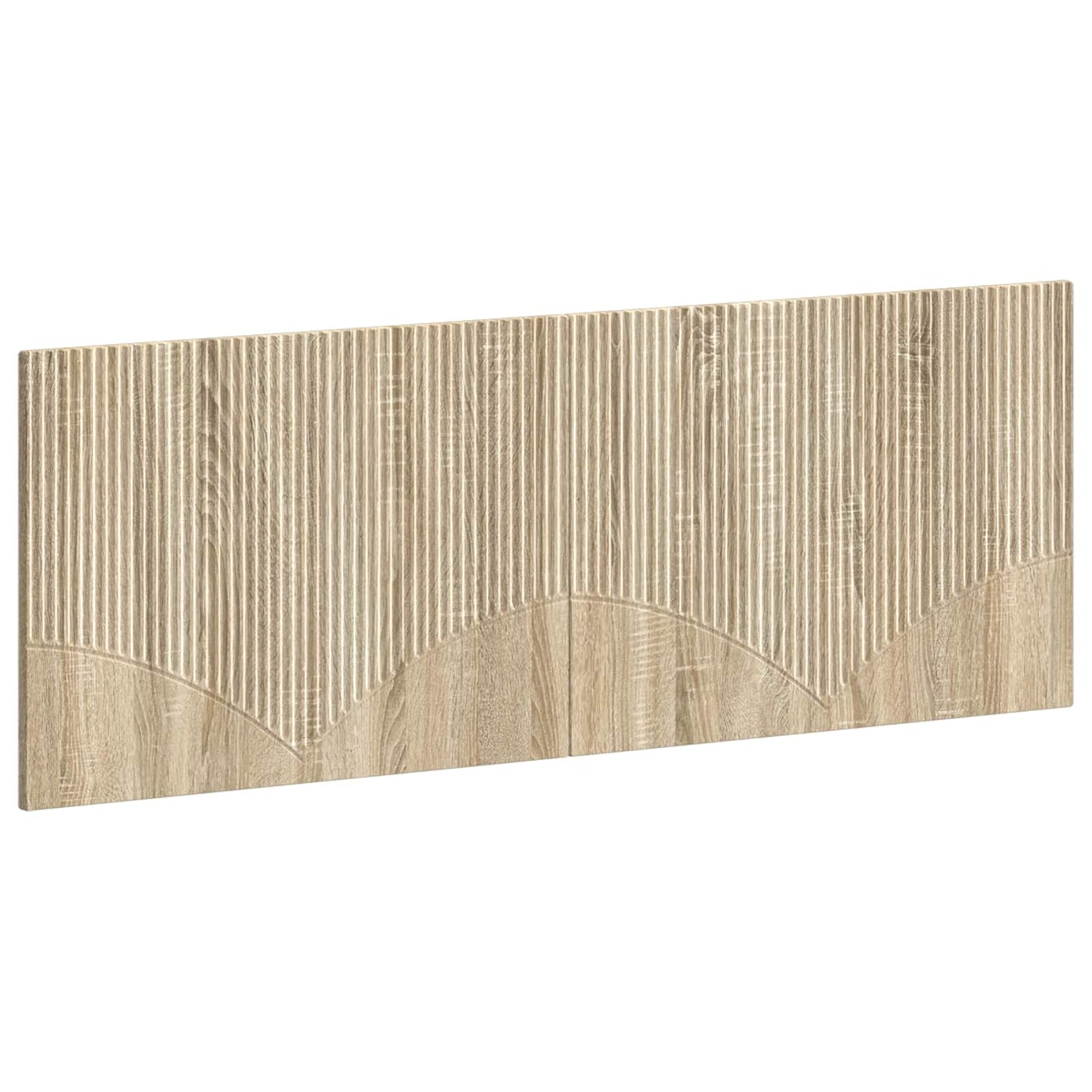 vidaXL Wall-Mounted Headboard HOORN Sonoma Oak Engineered Wood