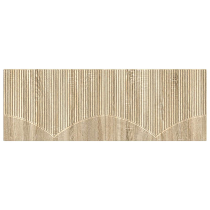 vidaXL Wall-Mounted Headboard HOORN Sonoma Oak Engineered Wood