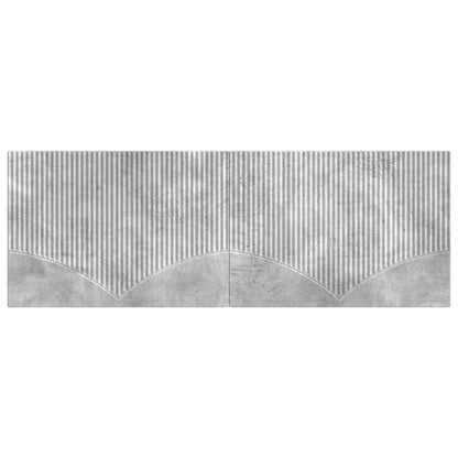 vidaXL Wall-Mounted Headboard HOORN Concrete Grey Engineered Wood