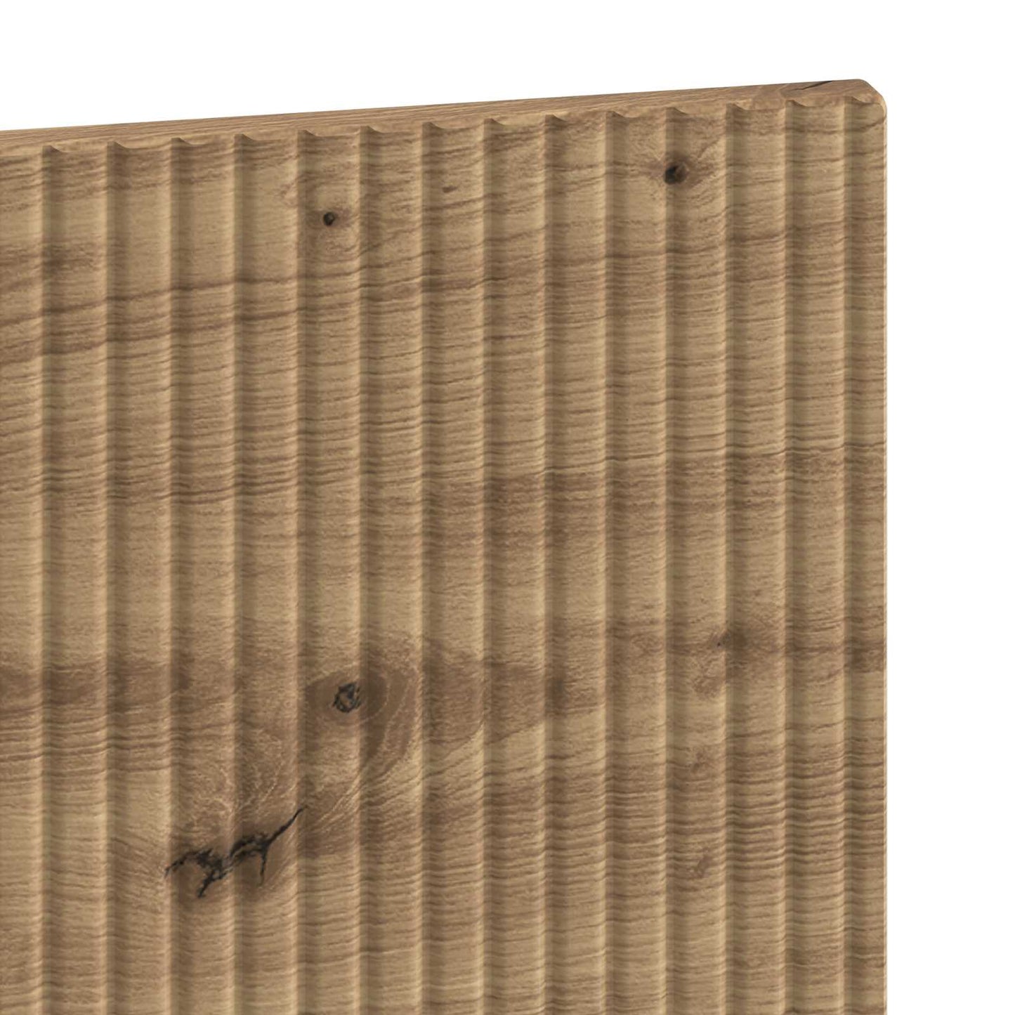 vidaXL Wall-Mounted Headboard HOORN Artisan Oak Engineered Wood