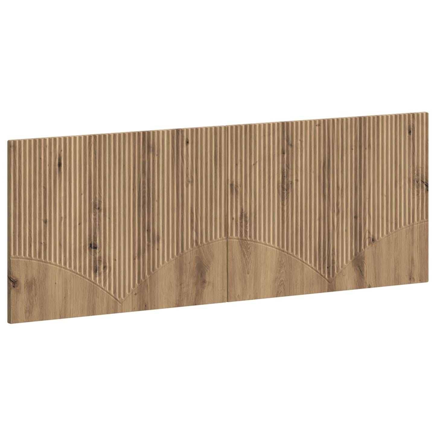 vidaXL Wall-Mounted Headboard HOORN Artisan Oak Engineered Wood