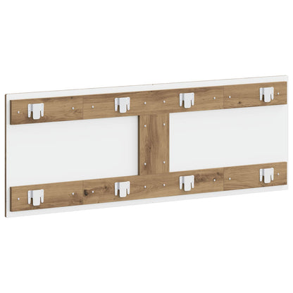 vidaXL Wall-Mounted Headboard HOORN Artisan Oak Engineered Wood