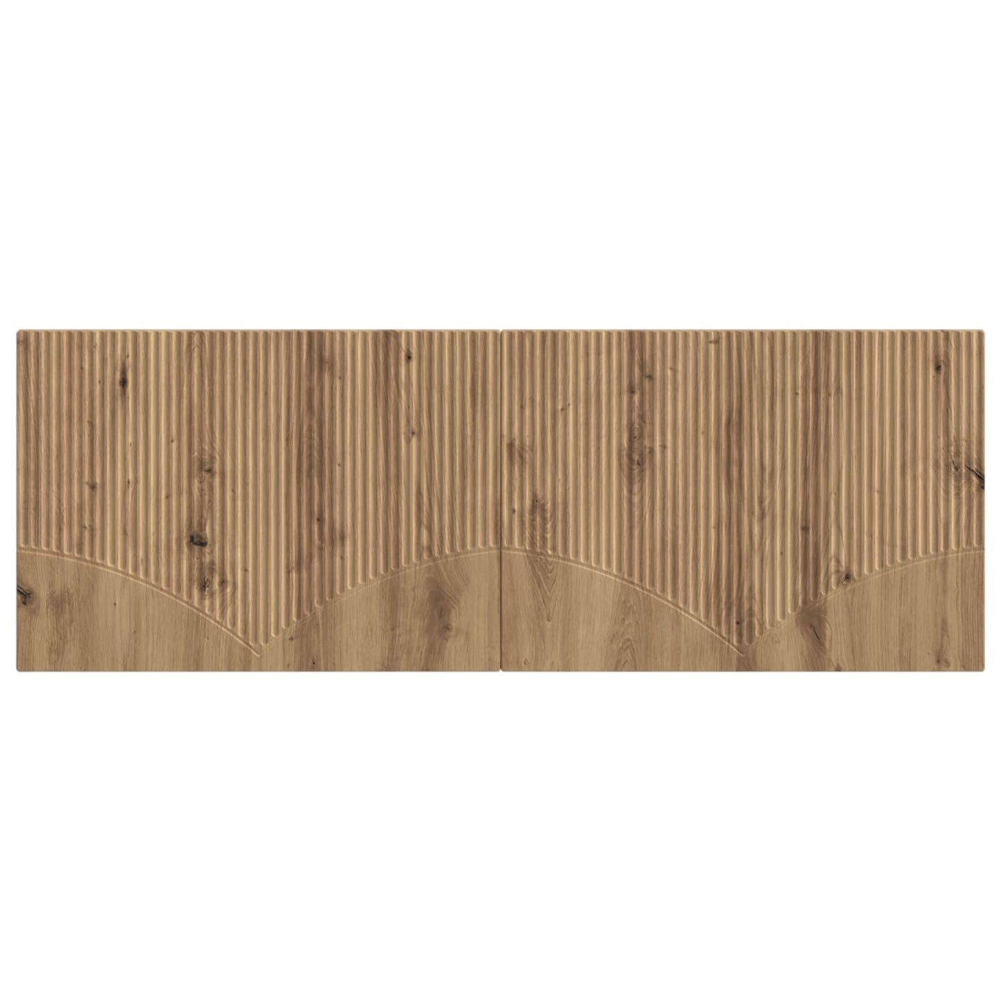 vidaXL Wall-Mounted Headboard HOORN Artisan Oak Engineered Wood