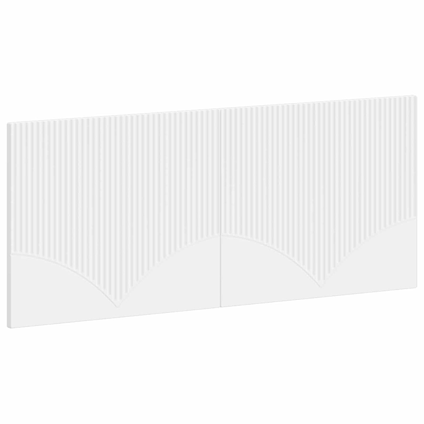 vidaXL Wall-Mounted Headboard HOORN White Engineered Wood
