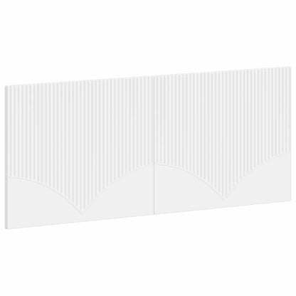 vidaXL Wall-Mounted Headboard HOORN White Engineered Wood