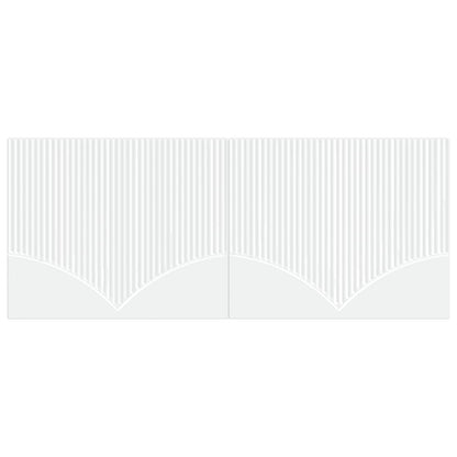 vidaXL Wall-Mounted Headboard HOORN White Engineered Wood