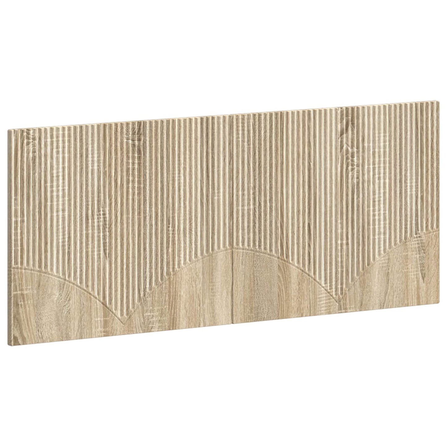vidaXL Wall-Mounted Headboard HOORN Sonoma Oak Engineered Wood