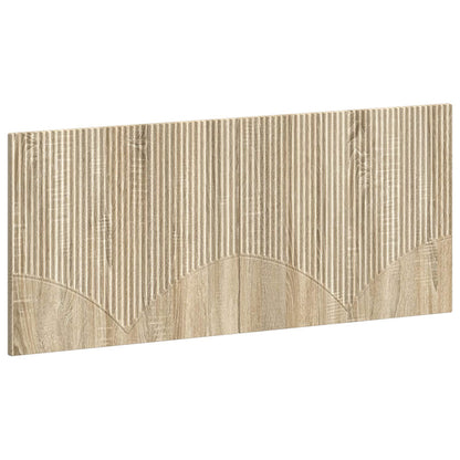 vidaXL Wall-Mounted Headboard HOORN Sonoma Oak Engineered Wood