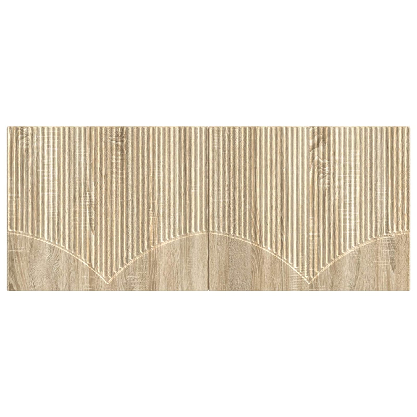 vidaXL Wall-Mounted Headboard HOORN Sonoma Oak Engineered Wood